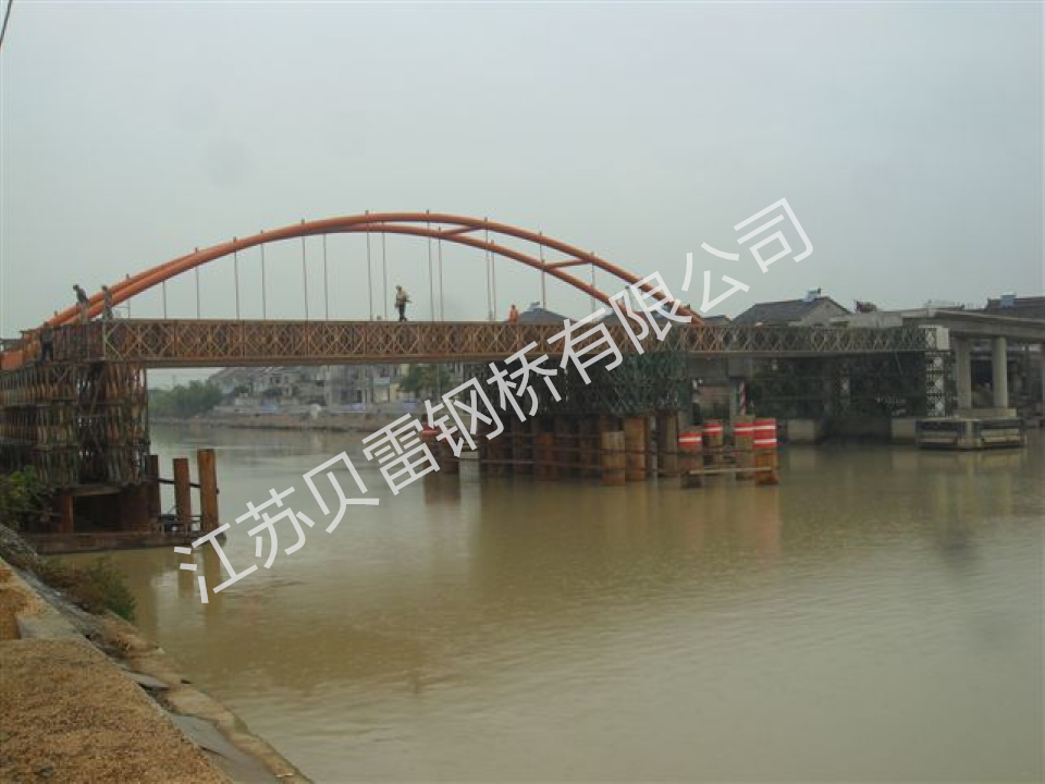 南京跨秦淮河高架滿(mǎn)堂支撐01